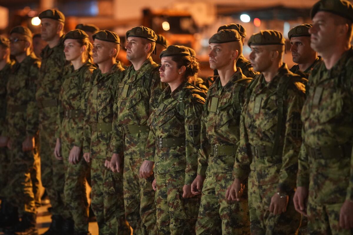 Doček jedinice Vojske Srbije iz Libana