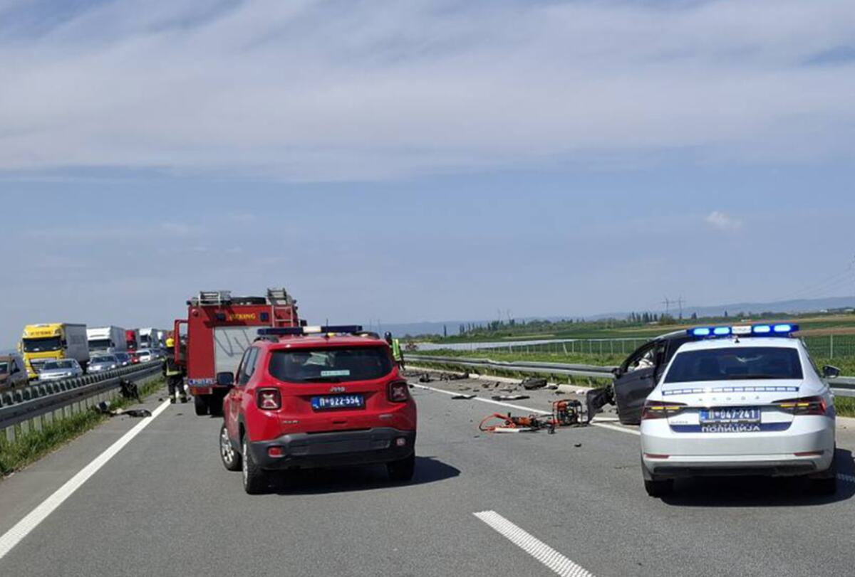 Novi detalji jezive nesreće na auto putu kod Rume