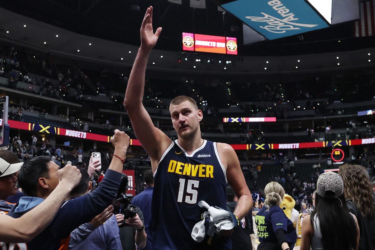 Nikola Jokić na petom meču Denver - Minesota
