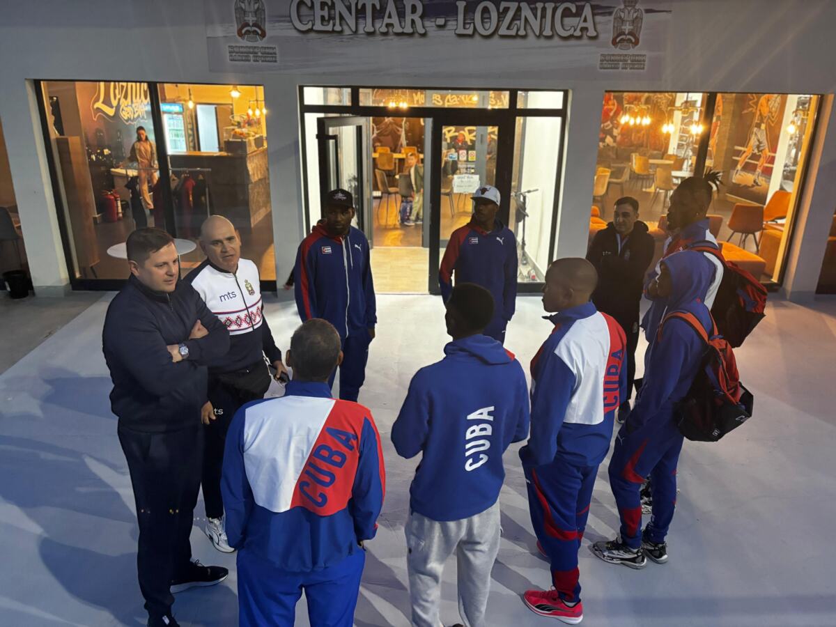 Bokseri iz Kube u Loznici