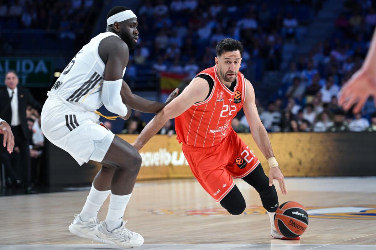 Vasilije Micić na meču Real Madrid - Hapoel Tel Aviv