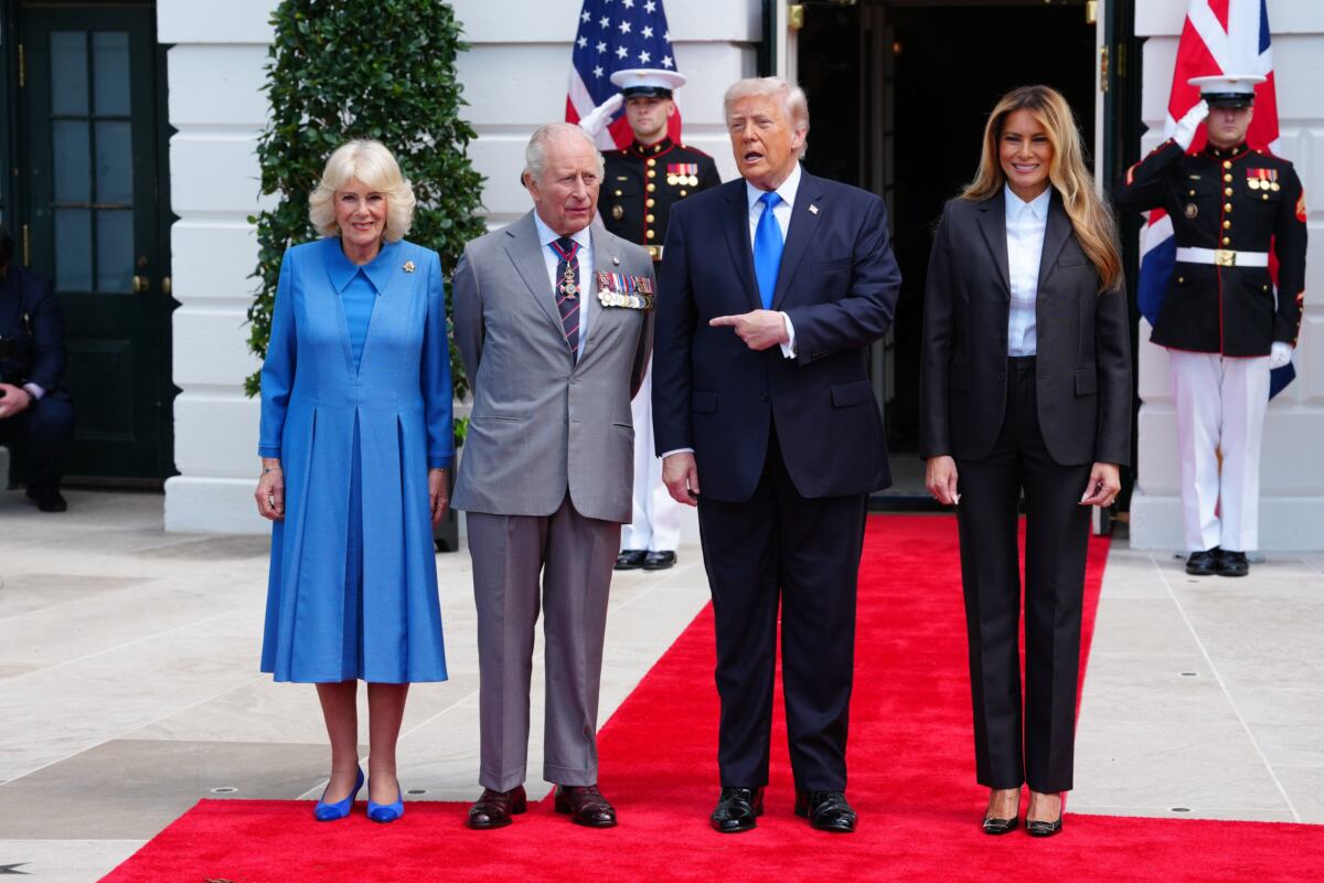 Kralj Čarls, Donald Tramp, Melanija Tramp, kraljica Kamila