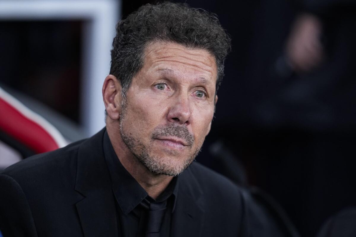 Dijego Simeone na meču Arsenal - Atletiko Madrid