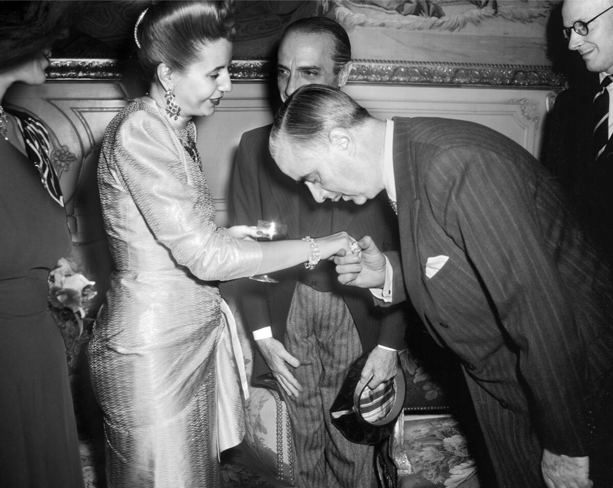 Eva Peron sa premijerom Argentine