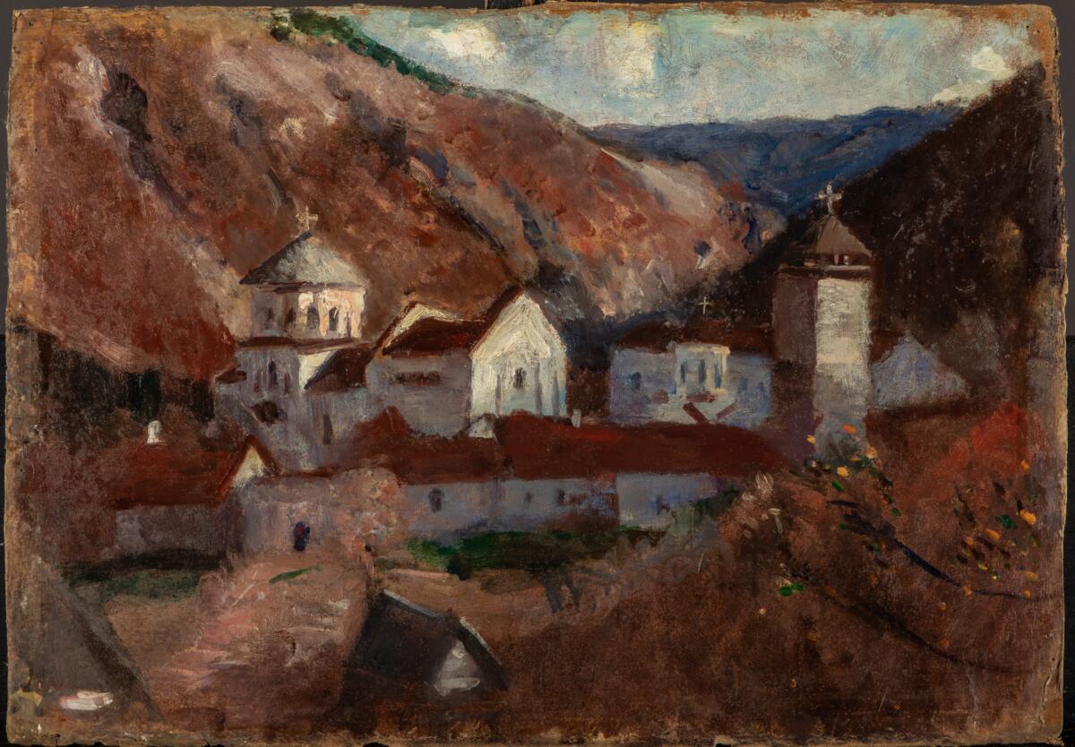 Мilan Milovanović, Studenica, studija, 1908.JPG