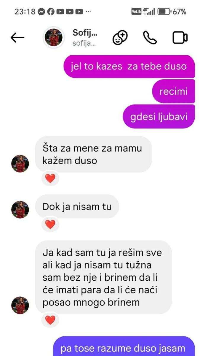 Nova prepiska Daneta (70) i Sofije: Moli ga da uplati novac za njenu majku