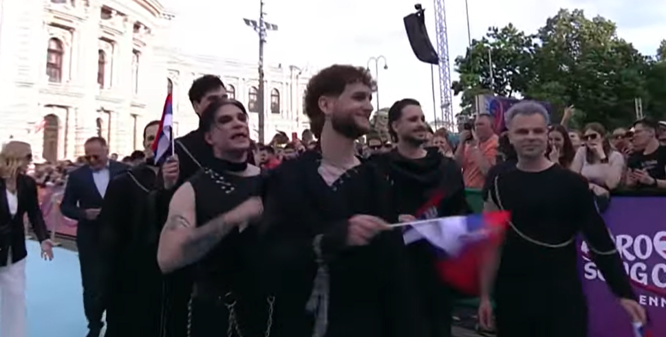 Lavina na svečanom otvaranju Evrovizije