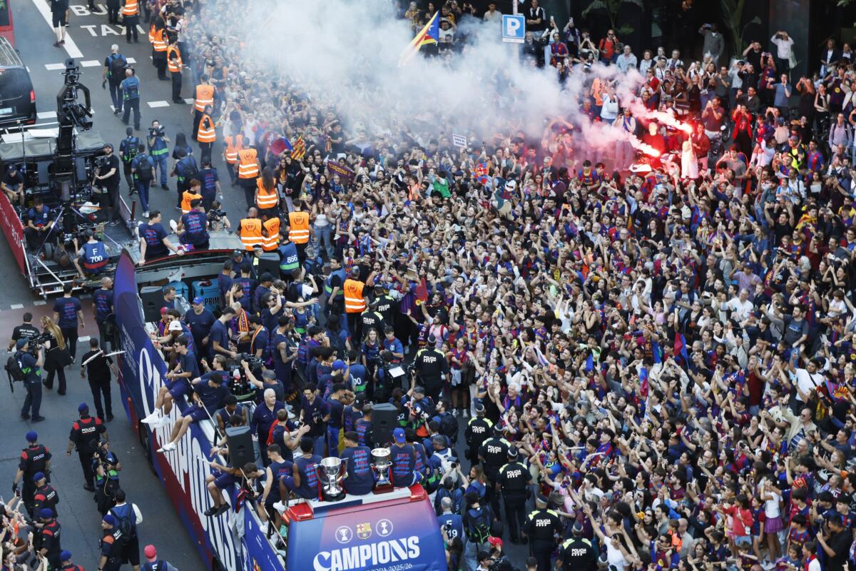 Šampionska proslava Barselone
