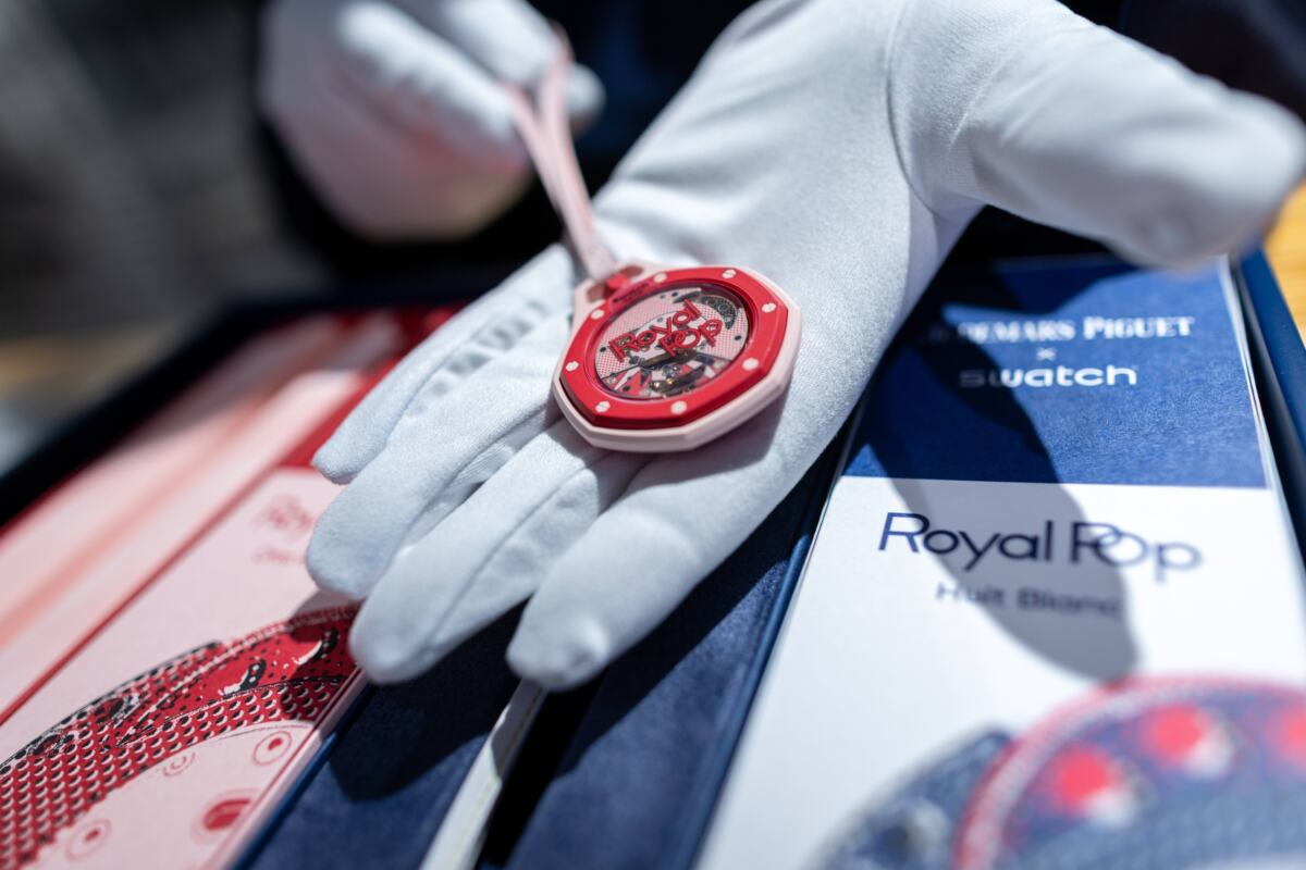 Svoč i Odemar Pige predstavili su kolekciju Royal Pop, inspirisanu modelom Royal Oak