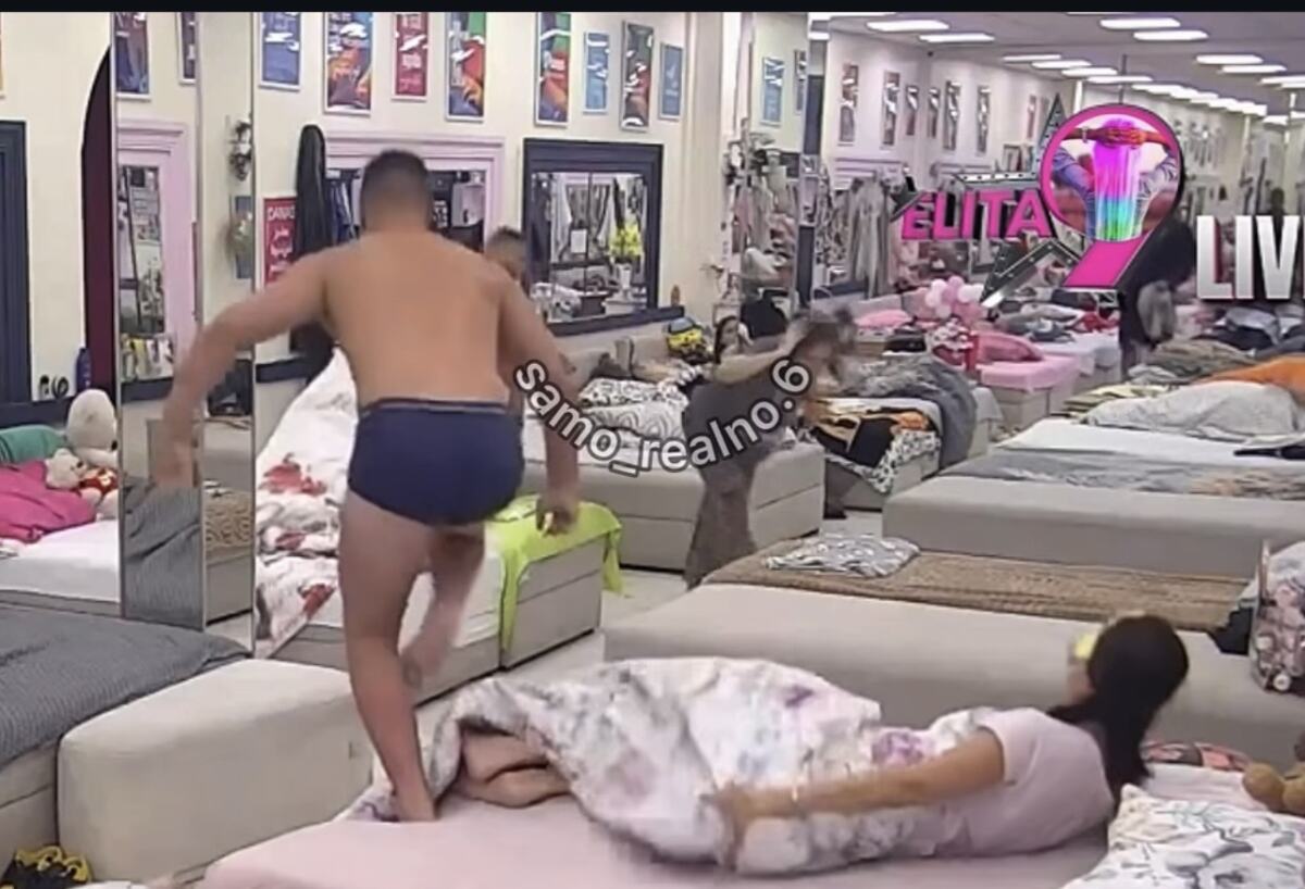 BORA SANTANA SE POBIDO S BIVŠOM DEVOJKOM!  Anastasija ga udarala, on joj uzvratio: Cimeri i obezbeđenje sprečili veći haos (VIDEO)