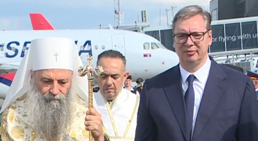 Aleksandar Vučić pojas presvete Bogorodice