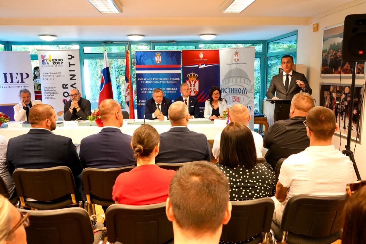 Đorđe Milićević u Bratislavi: Važno je čuvati istinu o Srbiji i nacionalni identitet