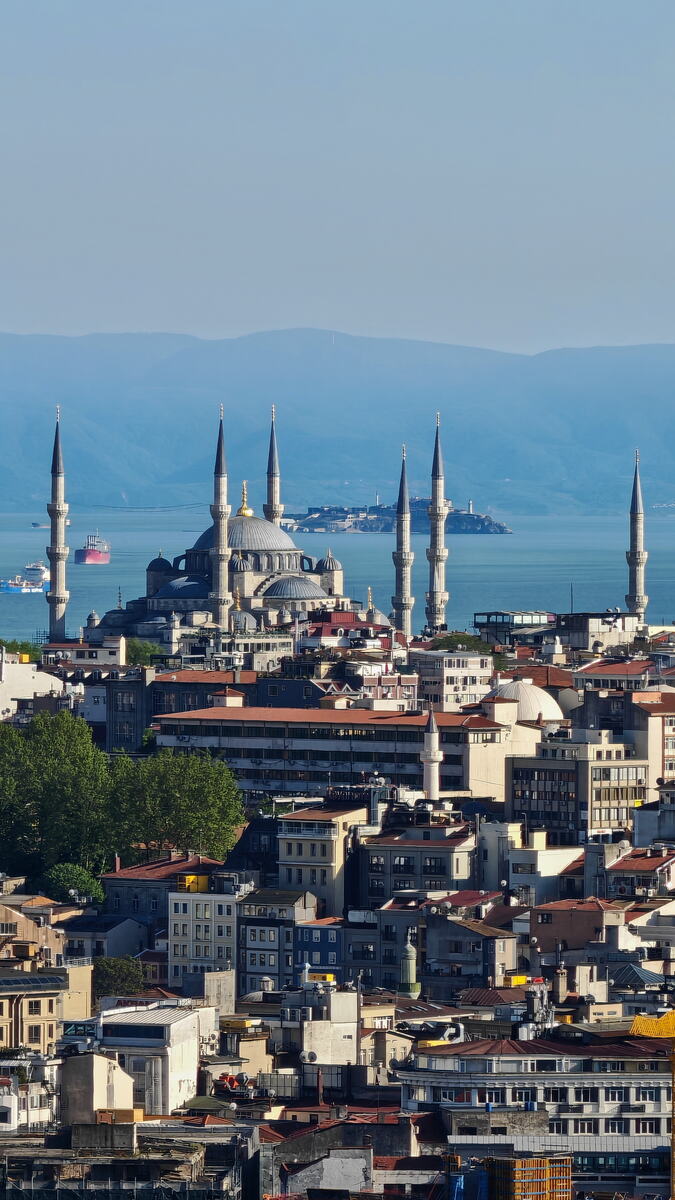 Plava džamija - pogled sa Galata kule