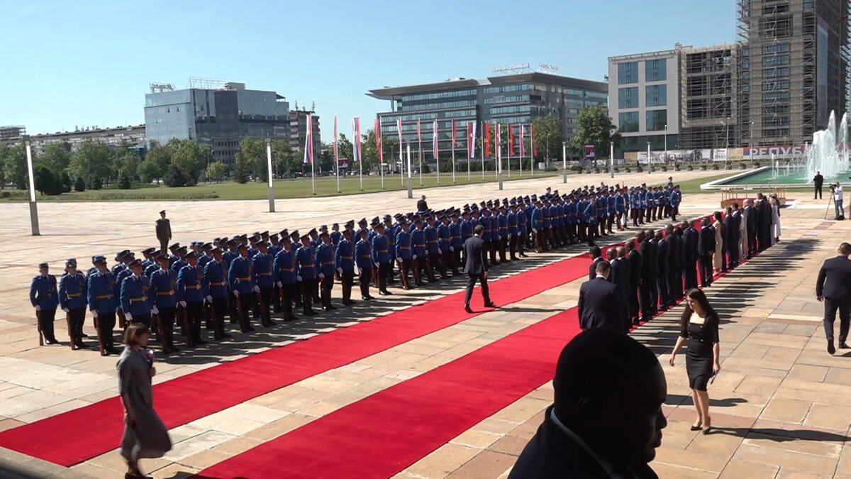 Palata Srbija počasna garda Angola Aleksandar Vučić