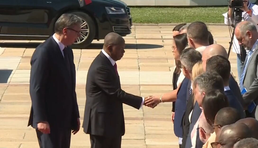 Palata Srbija počasna garda Angola Aleksandar Vučić