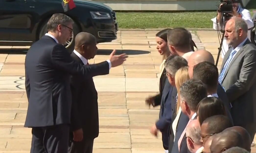Palata Srbija počasna garda Angola Aleksandar Vučić