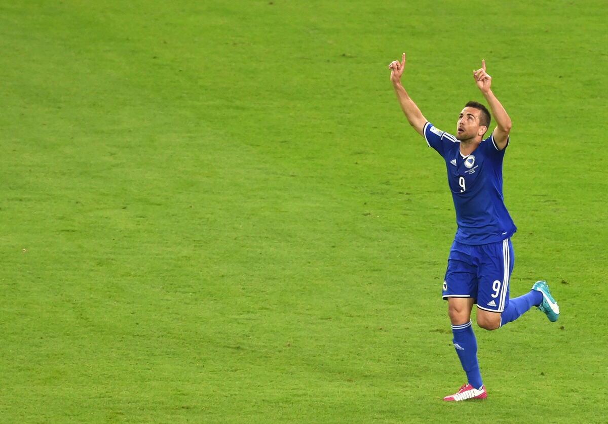 Vedad Ibišević na meču Argentina - Bosna i Hercegovina