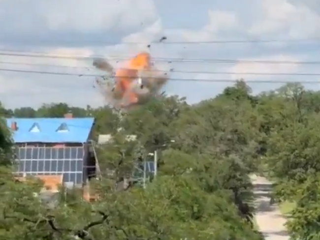 mladenci dron eksplozija