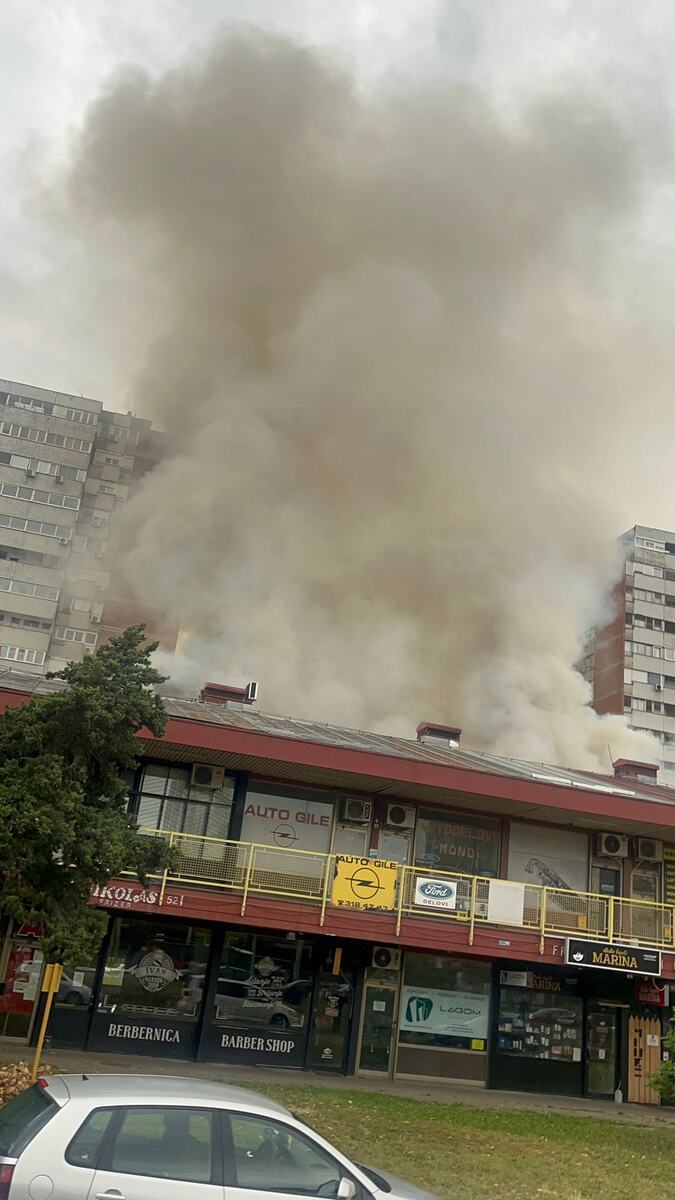 požar TC Enjub blok 45