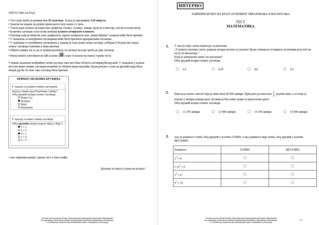 Matematika 1