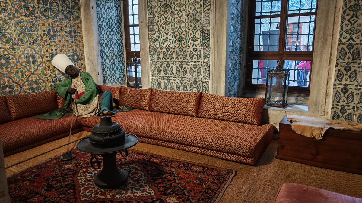 palata Topkapi - harem - crni evnuh