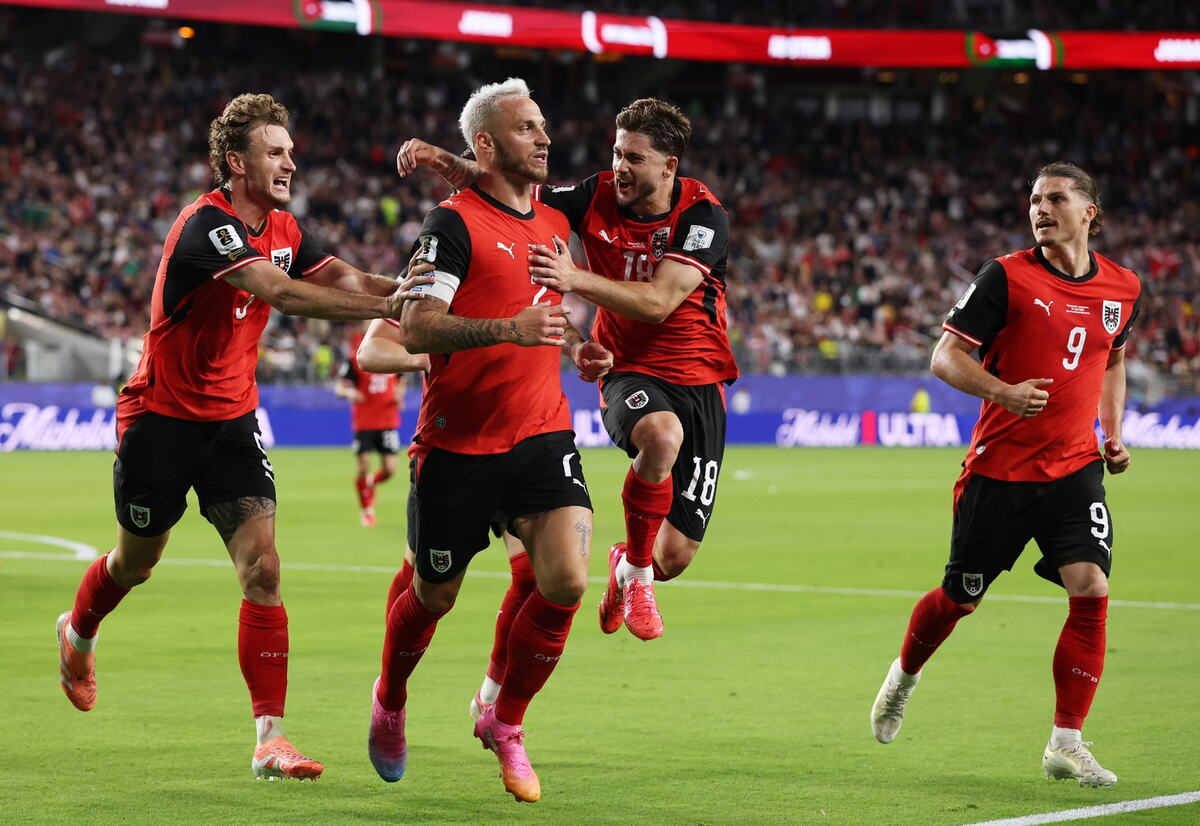 Marko Arnautović na meču Austrija - Jordan