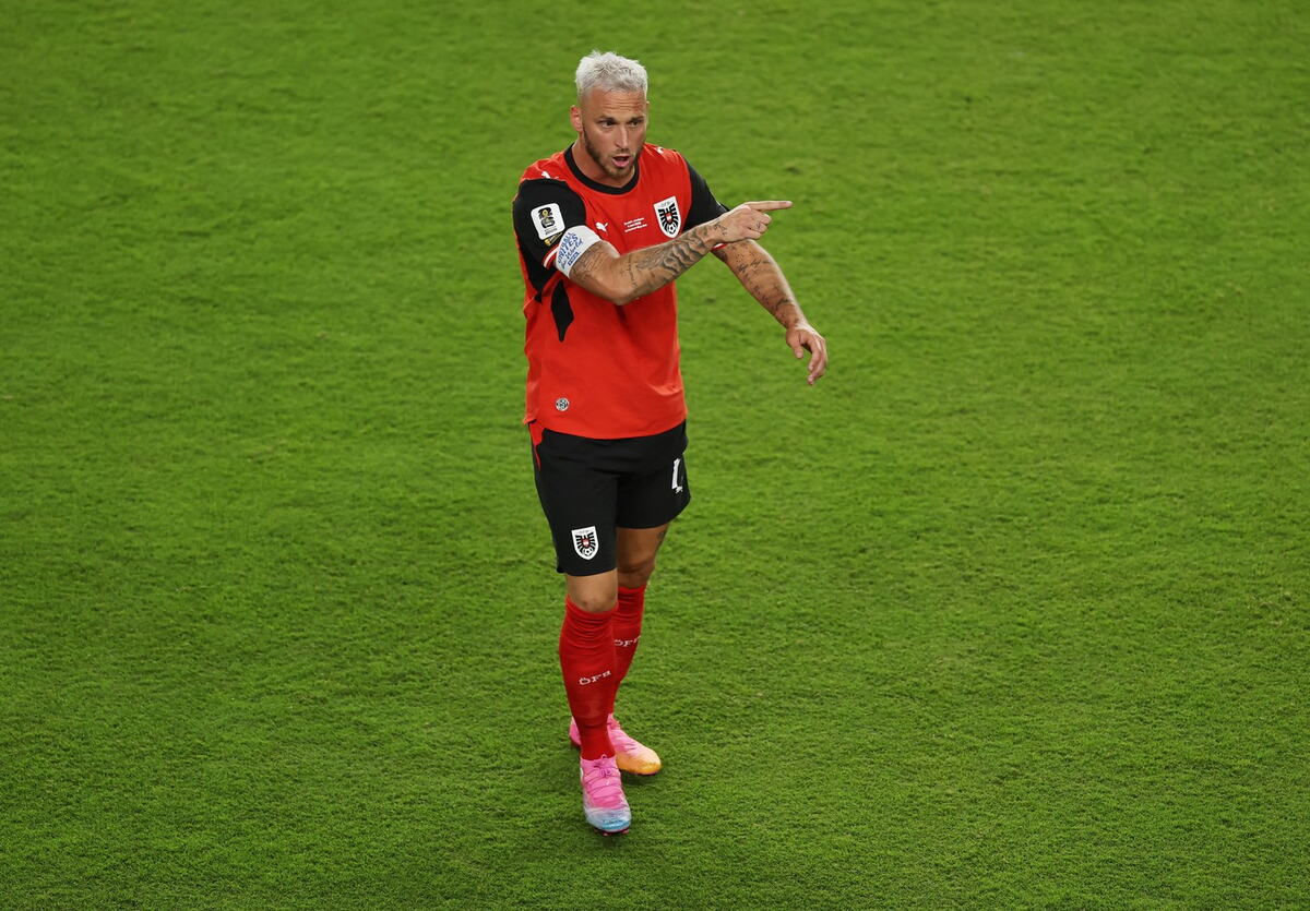 Marko Arnautović na meču Austrija - Jordan