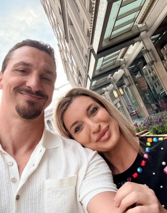 Milica Narančić i Zlatan Ibrahimović