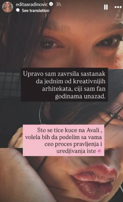 Trudna Edita gradi kuću sa bazenom na Avali