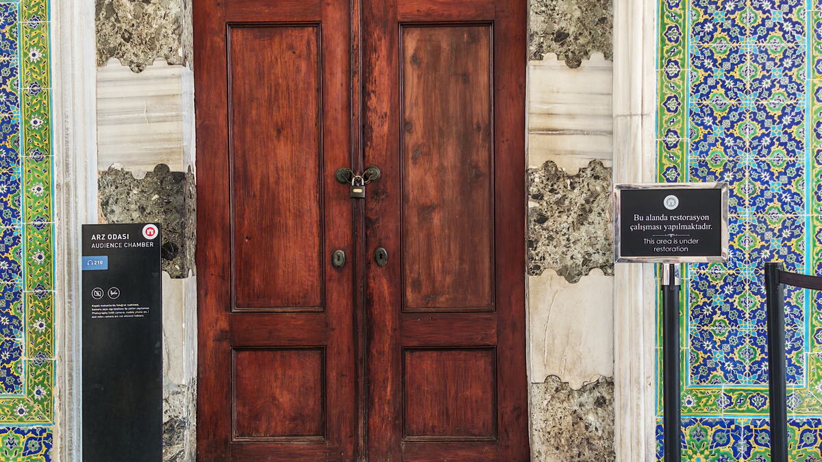 Palata Topkapi - treće dvorište - Dvorana za audijenciju