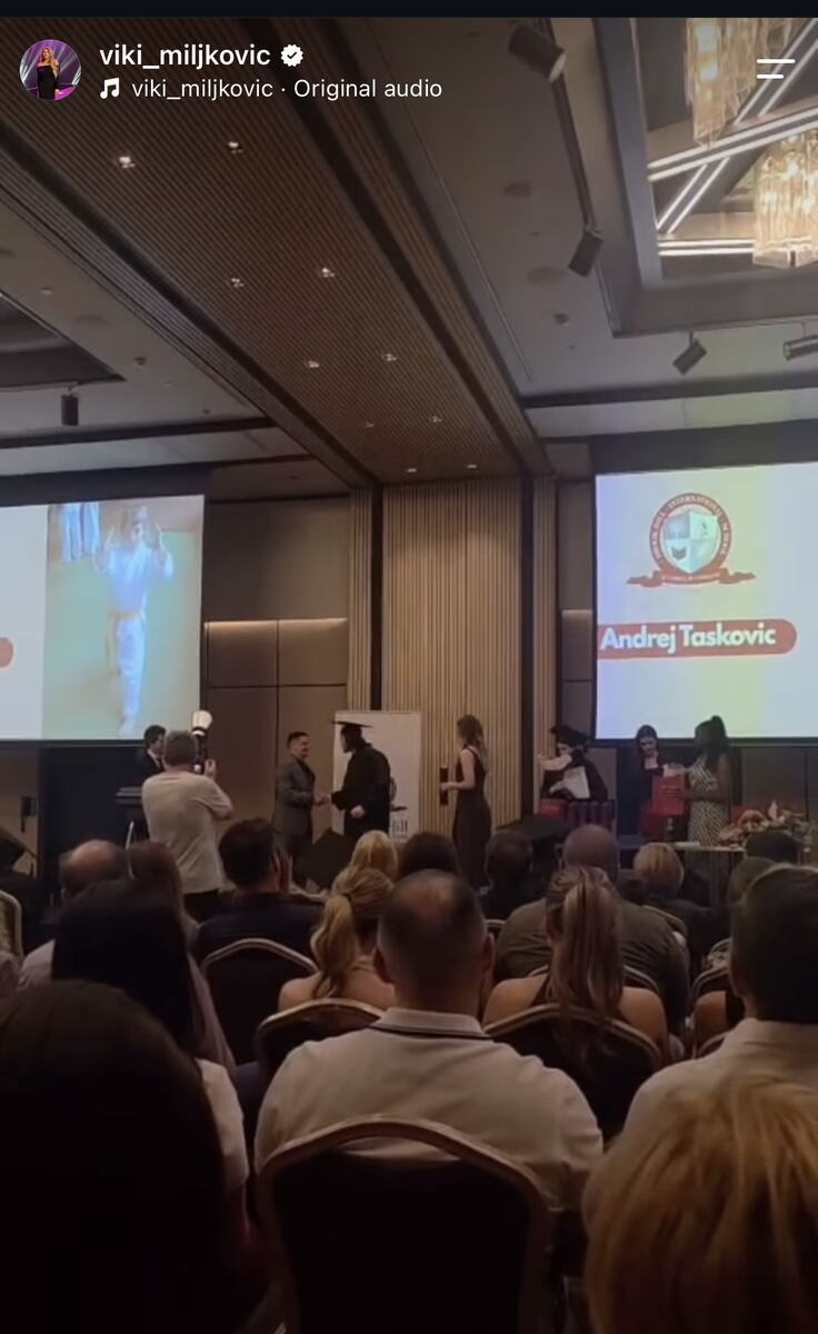 Sin Viki Miljković Andrej Tašković završio srednju školu
