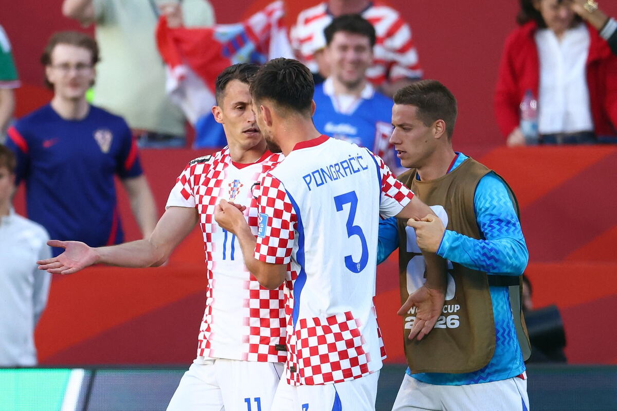Ante Budimir u dresu reprezentacije Hrvatske na meču protiv Paname