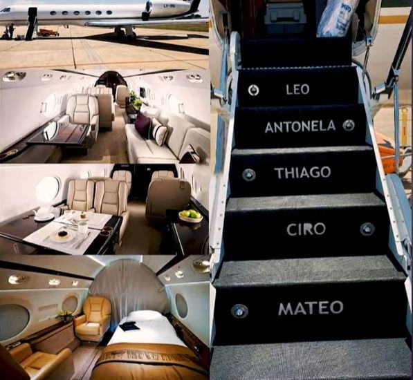 Lionel Mesi, privatni avion