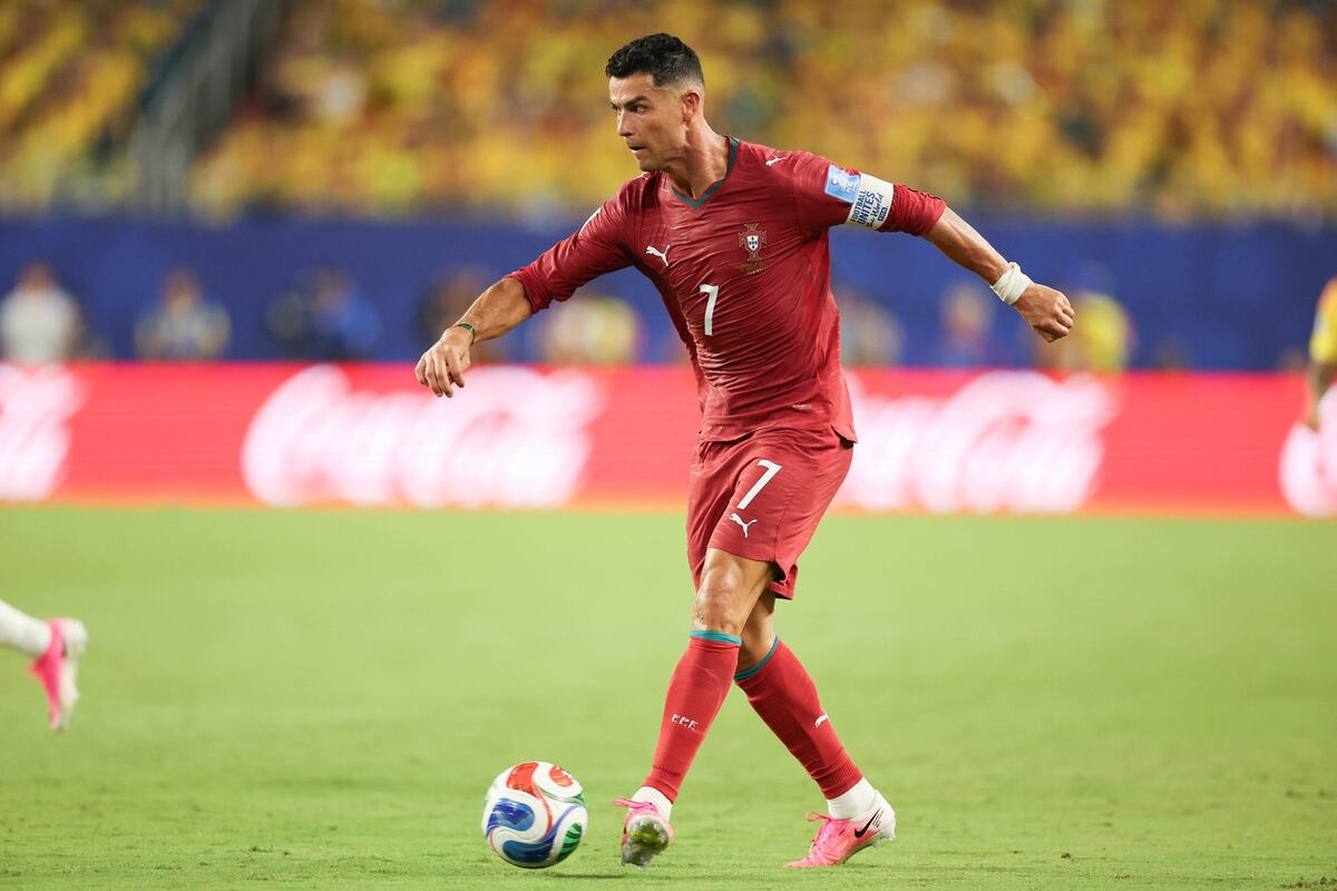 Kristijano Ronaldo na meču Kolumbija - Portugal