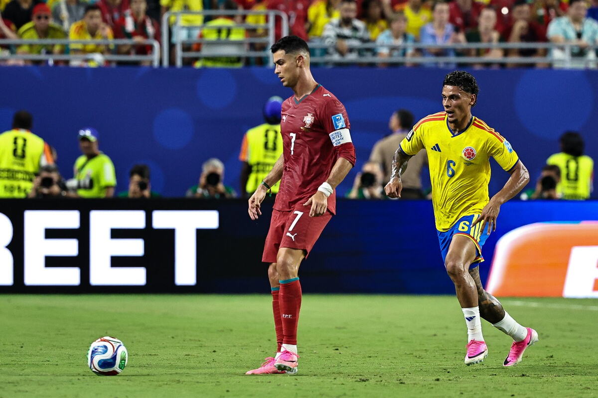 Kristijano Ronaldo na meču Kolumbija - Portugal