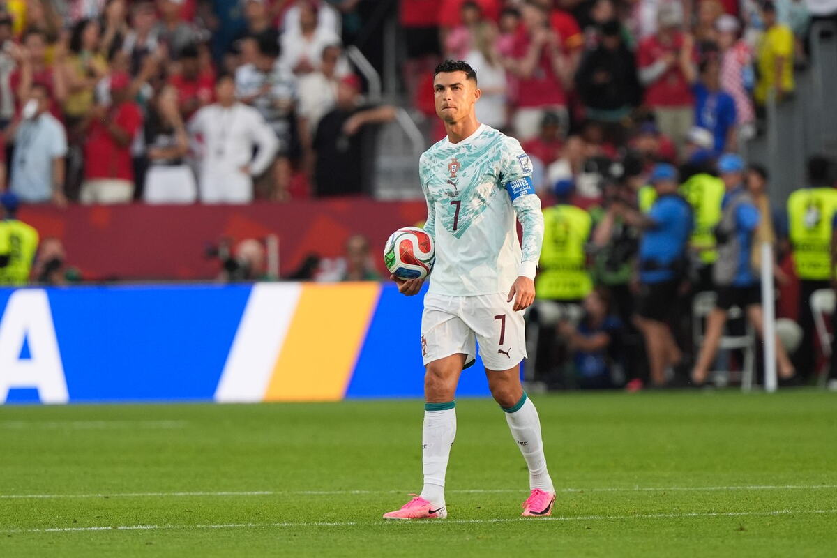 Kristijano Ronaldo na meču Portugal - Hrvatska