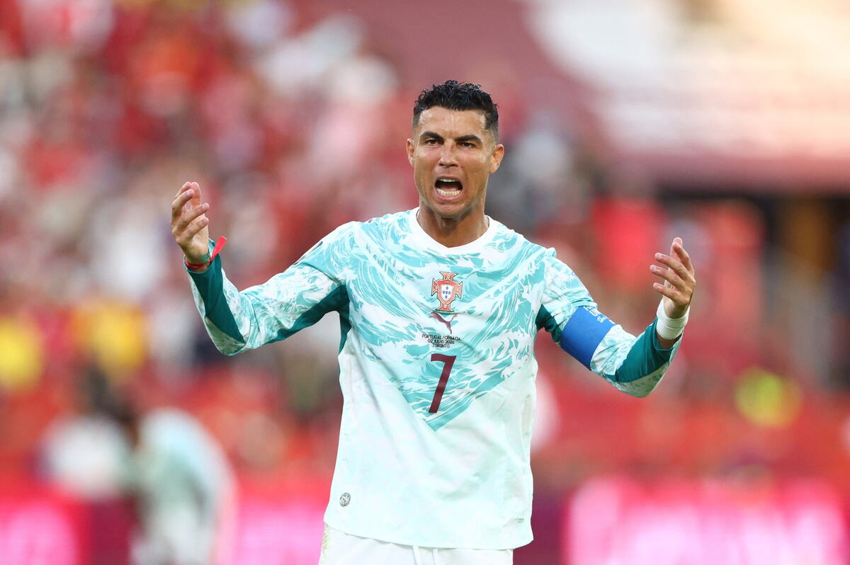 Kristijano Ronaldo na meču Portugal - Hrvatska