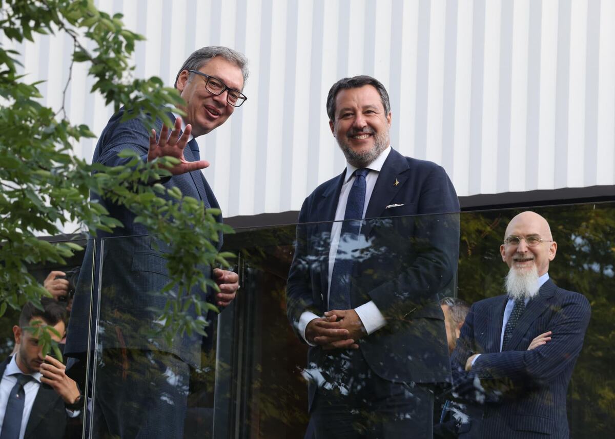 Aleksandar Vučić Mateo Salvini