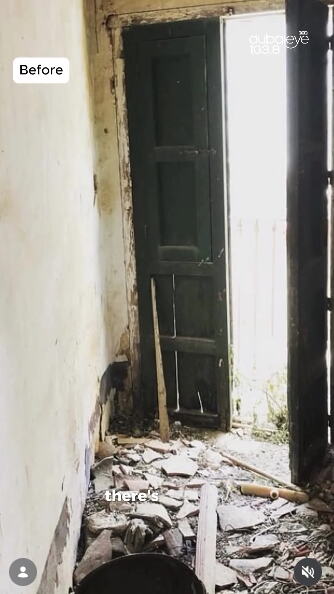 Kuća kupljena za 1 evro - pre renoviranja