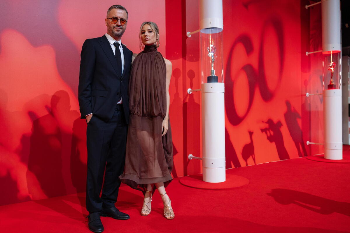 Branislav Trifunović i Tihana Lazović Trifunović - Svetska premijera filma 3 nedelje posle u Karlovim Varima