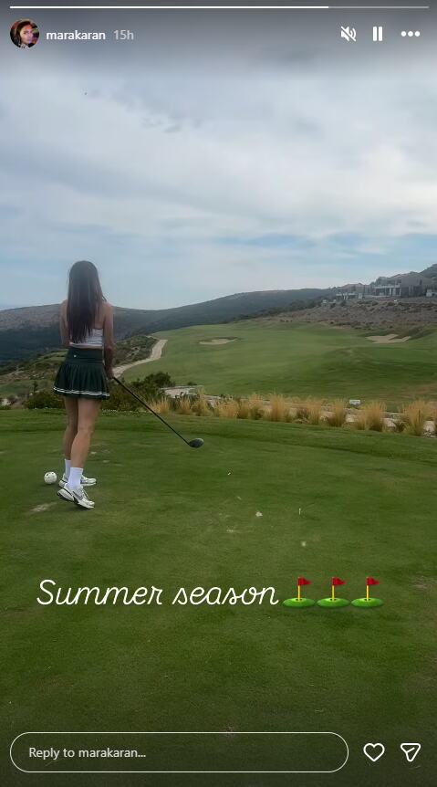 Marija Karan igra golf
