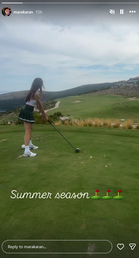 Marija Karan igra golf