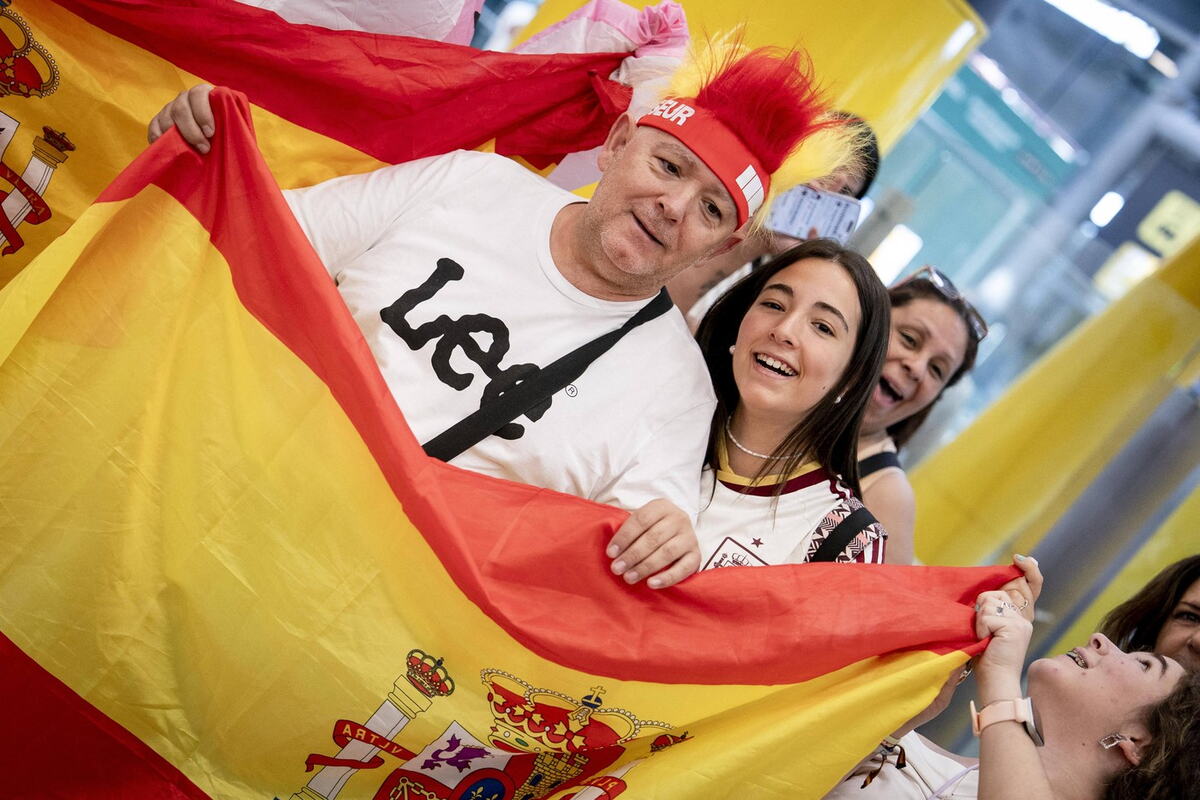 Španski fudbaleri doputovali u Madrid
