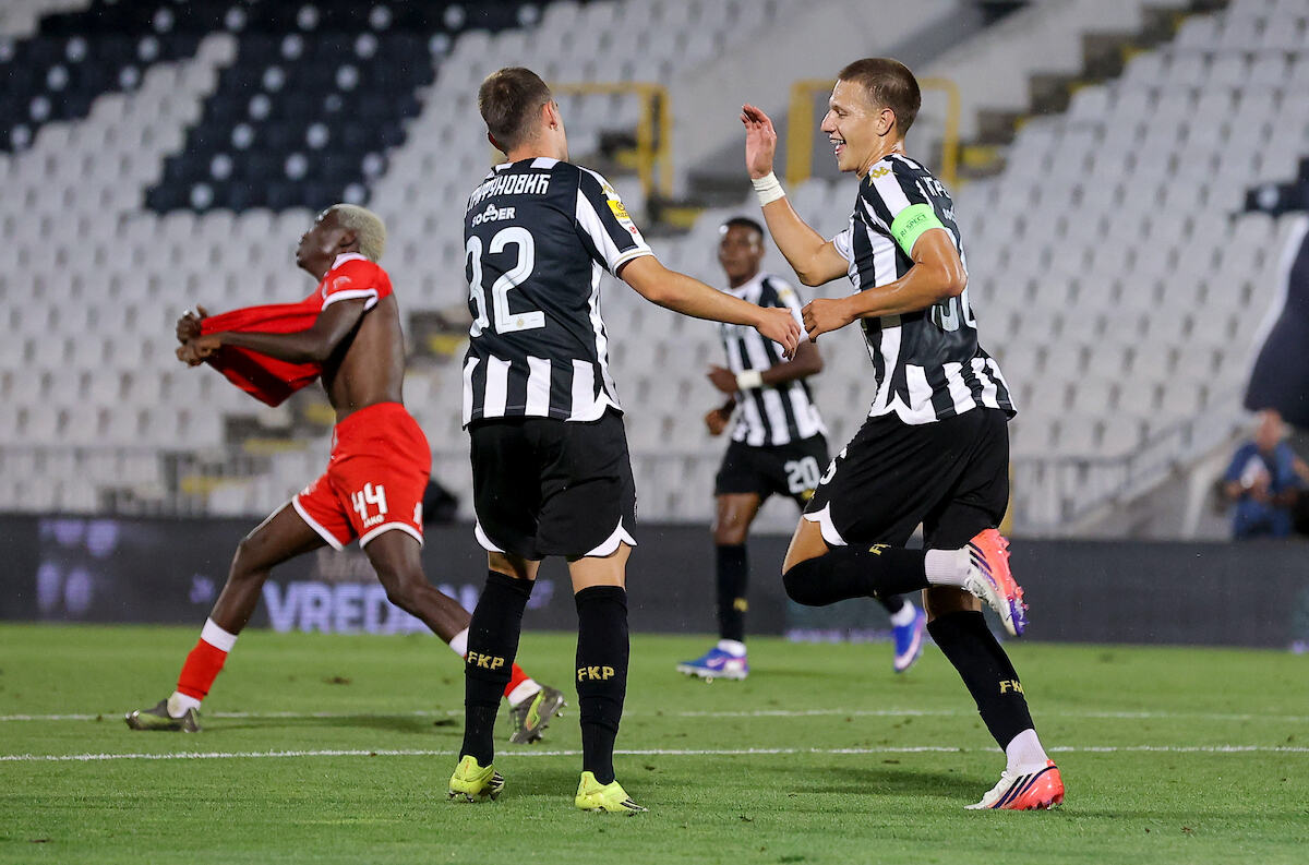 Ognjen Ugrešić na meču Partizan - Una Štrasen