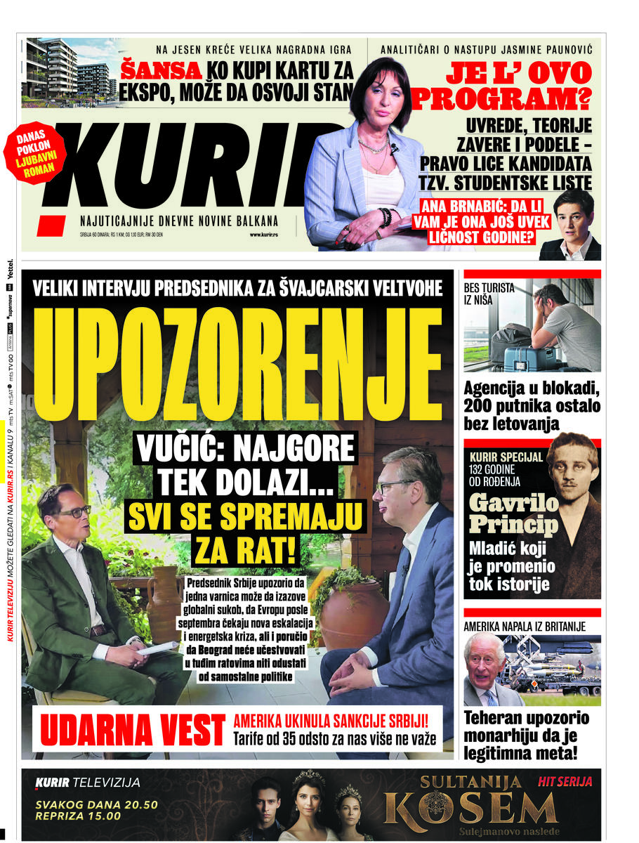 Naslovna 07.25.2026.