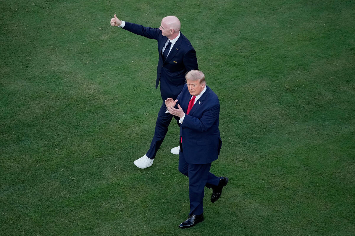 Đani Infantino i Donald Tramp