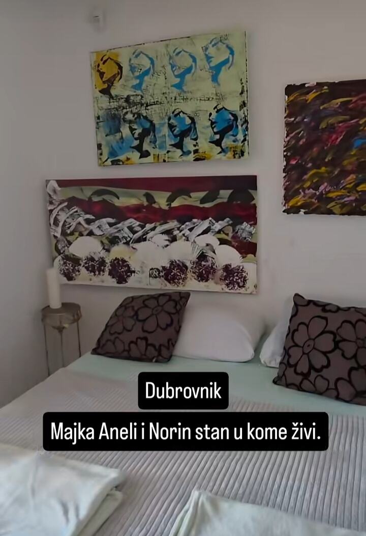 OVO JE KUĆA U DUBROVNIKU ANELI AHMIĆ! Zavirite u unutrašnjost vile drugoplasirane učesnice Elite: Svetle boje, šarene slike po zidu i čaroban pogled (FOTO)