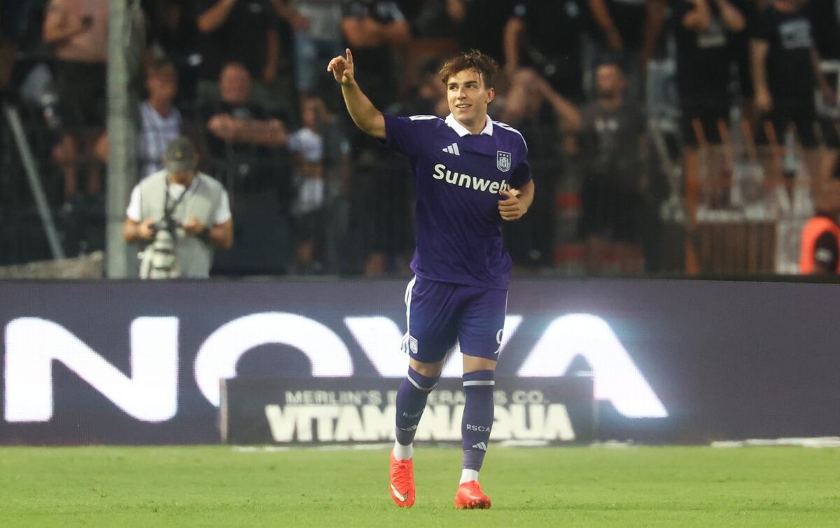 Mihajlo Cvetković na meču PAOK - Anderleht