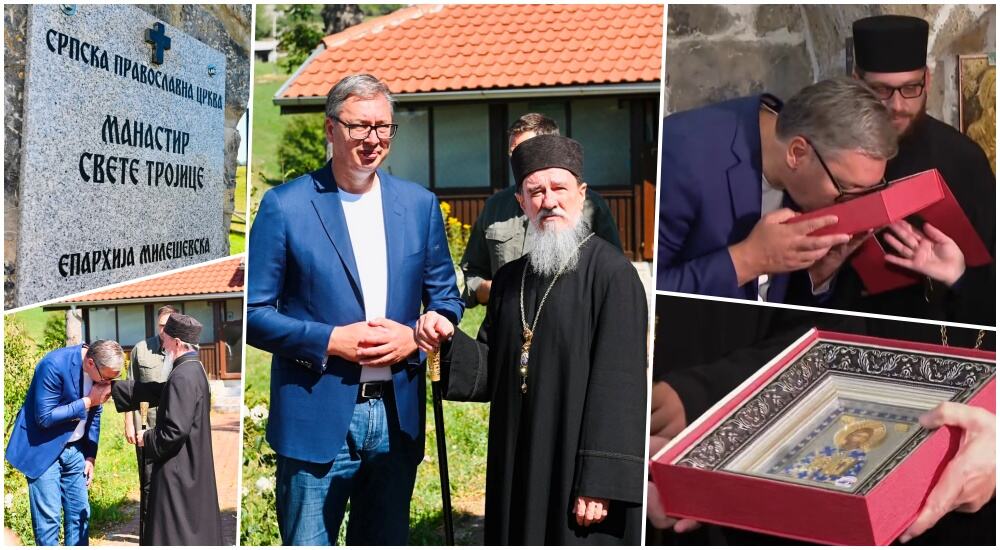 Aleksandar Vučić manastir Dubnica