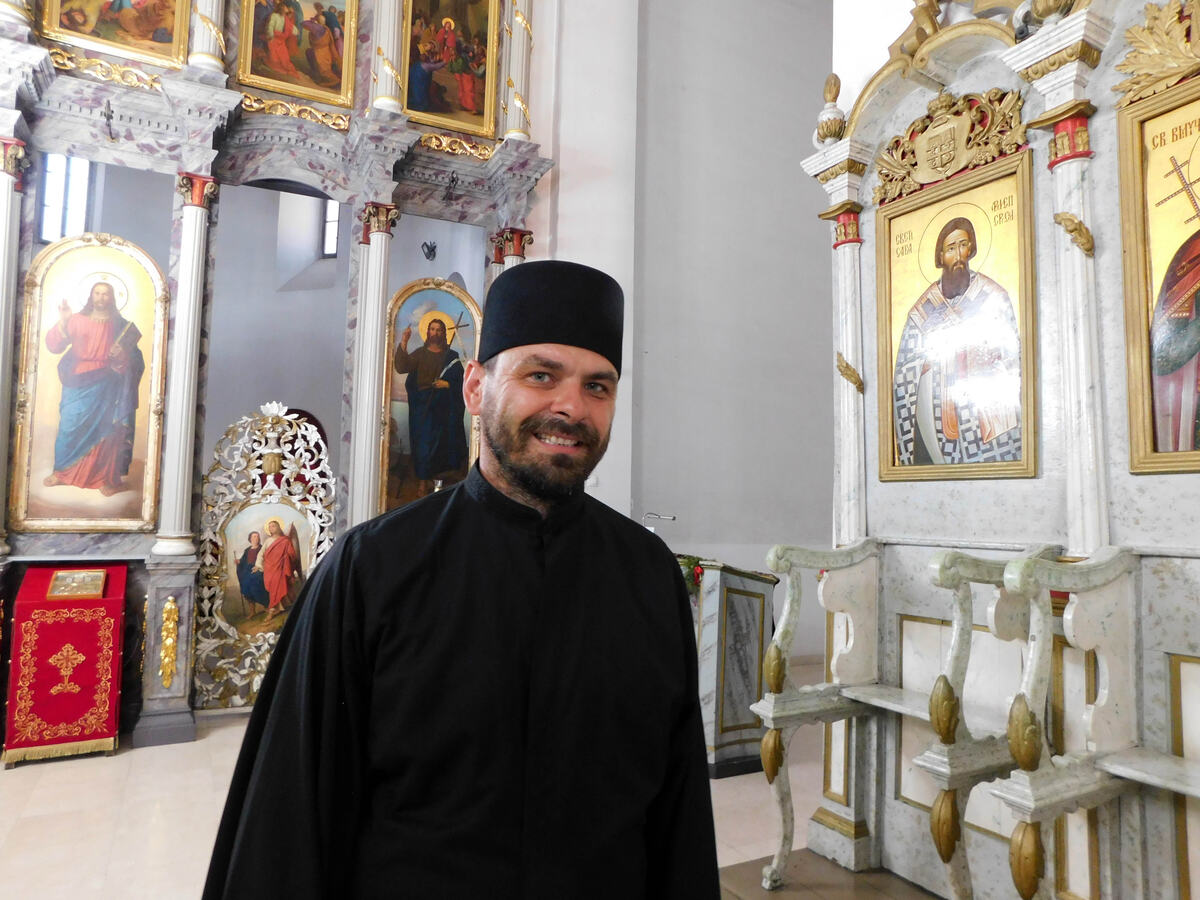 LOZNICA -Goran Popović, protonamesnik, starešina Hrama Pokrova Presvete Bogorodice.JPG